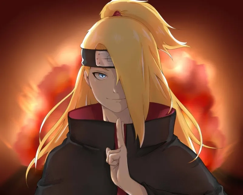 Enhance your look with the authentic Deidara mask