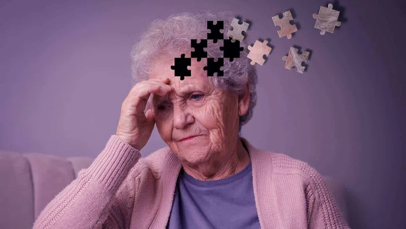 An illustration of vascular dementia's effect on the brain