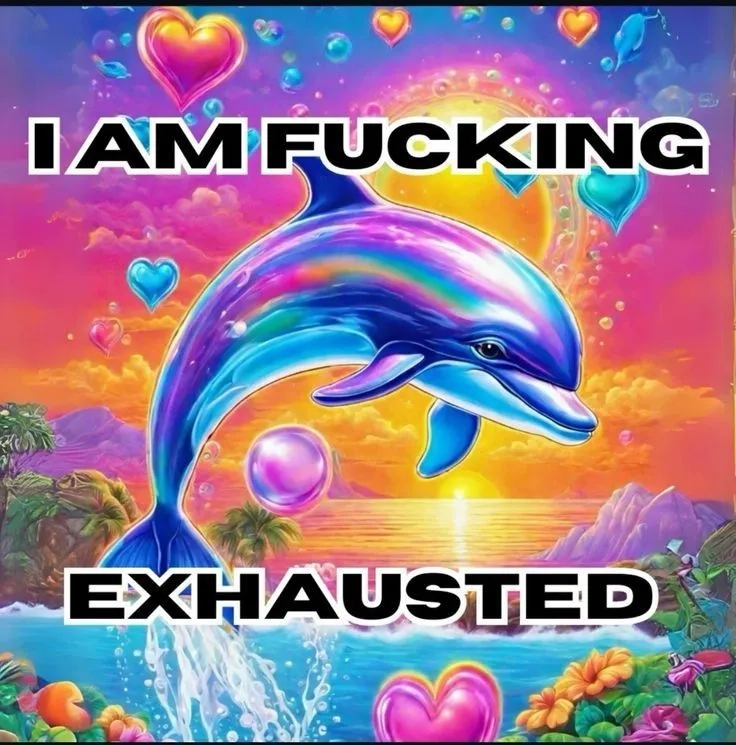 A creepy dolphin laugh meme