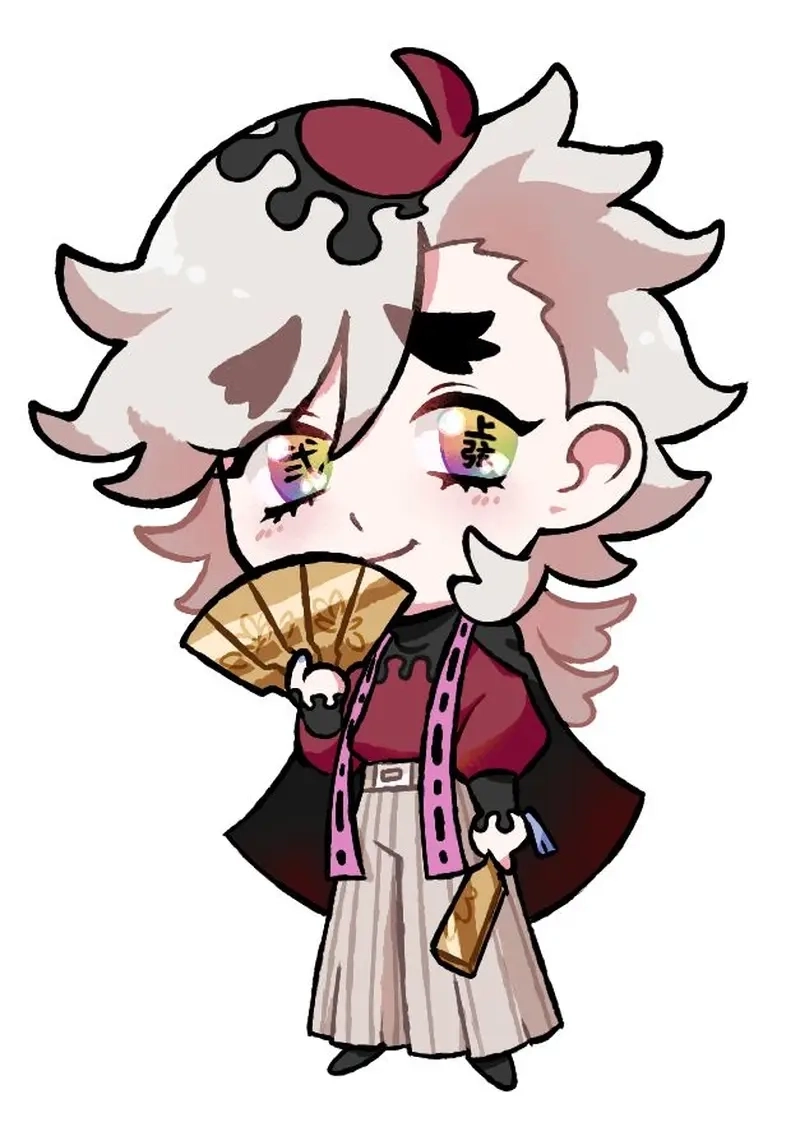 Unique passion sparks in Doma chibi fanart