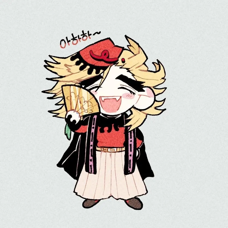 Sweet joy spreads with Doma chibi cute look