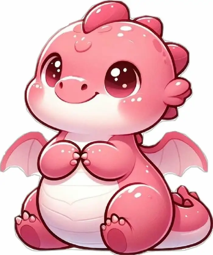 Cute dragon png ready for creative edits