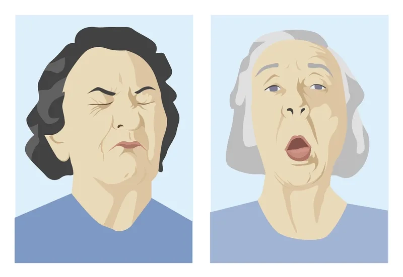 An illustration explaining what is dystonia