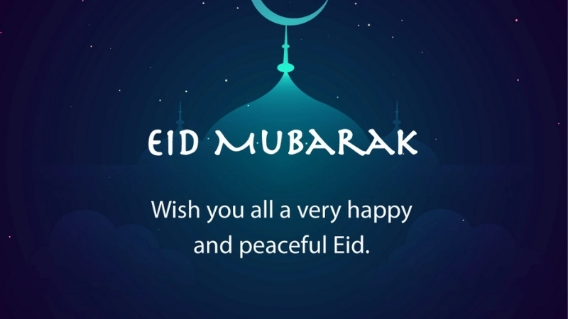Eid mubarak wishes to share love and joy with everyone