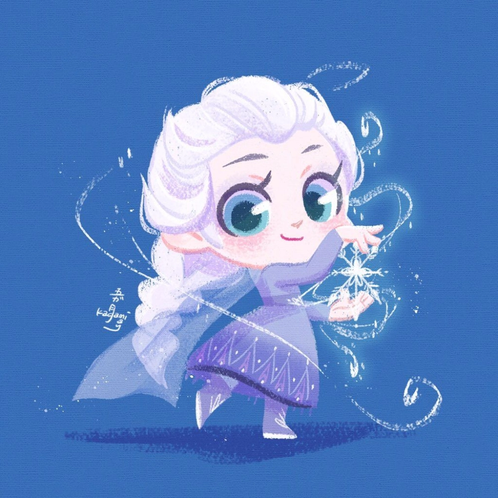 Elsa chibi pics show adorable icy moments