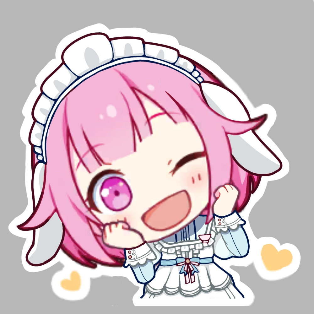 Chibi Emu full of playful energy