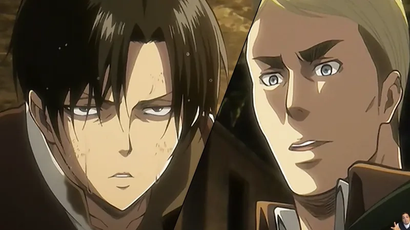 Erwin Smith manga panels highlight his leadership skills