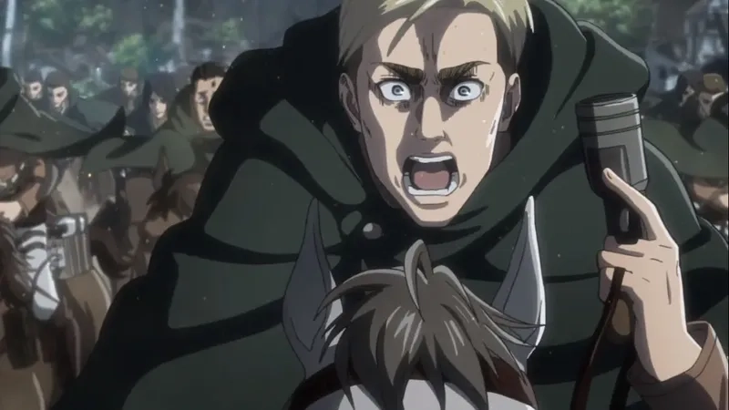 Erwin Smith leadership guides the Survey Corps forward