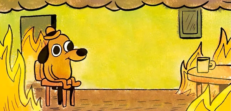 A shoutout to the this is fine creator KC Green
