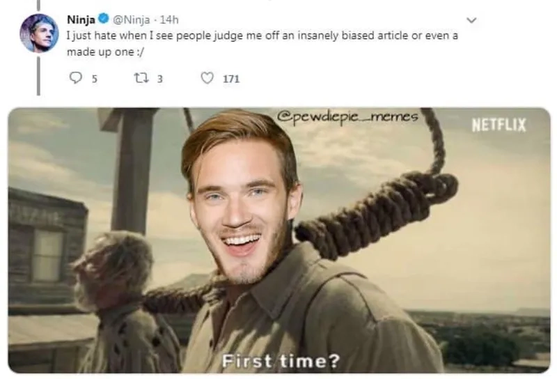 The original hangman meme from the movie