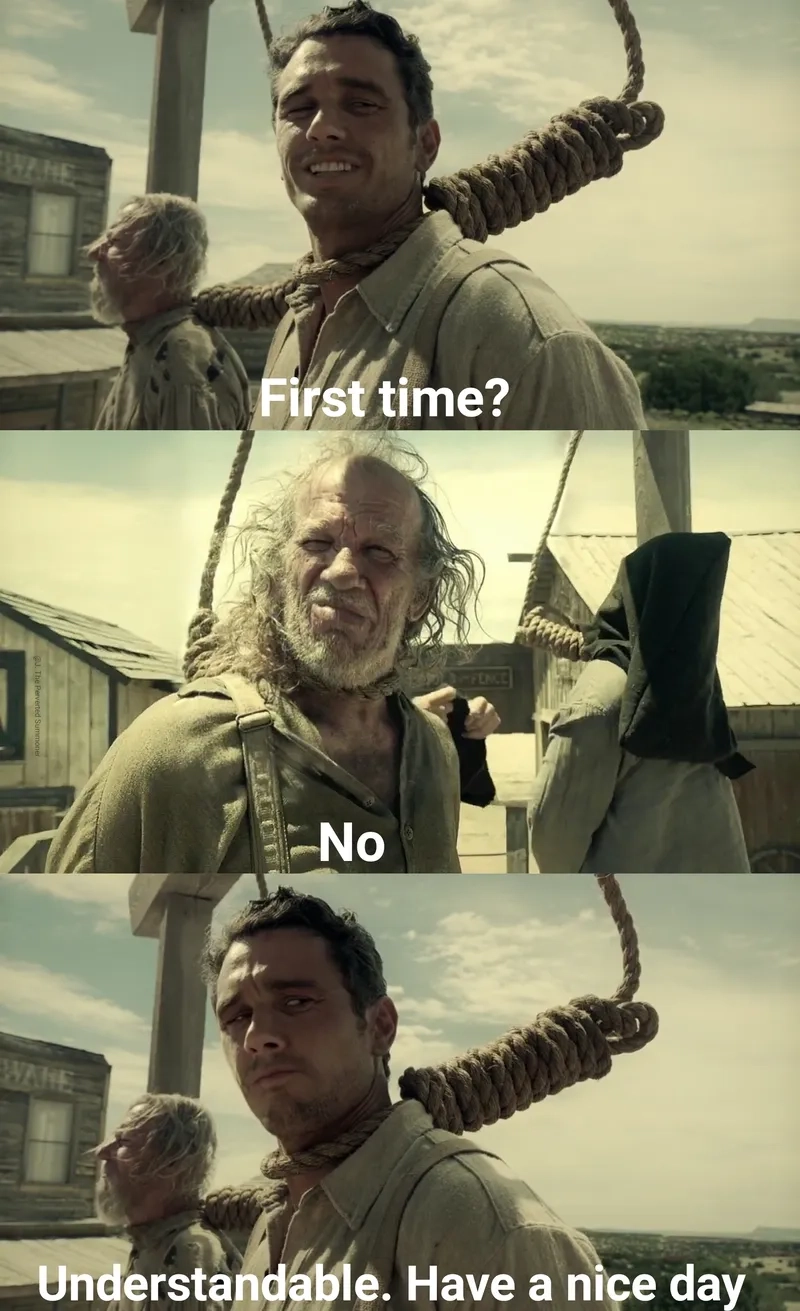 Get creative with this versatile first time meme template