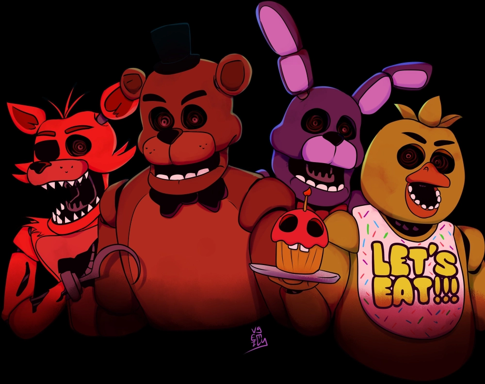 FNAF cute chibi spreads charm with spooky twist