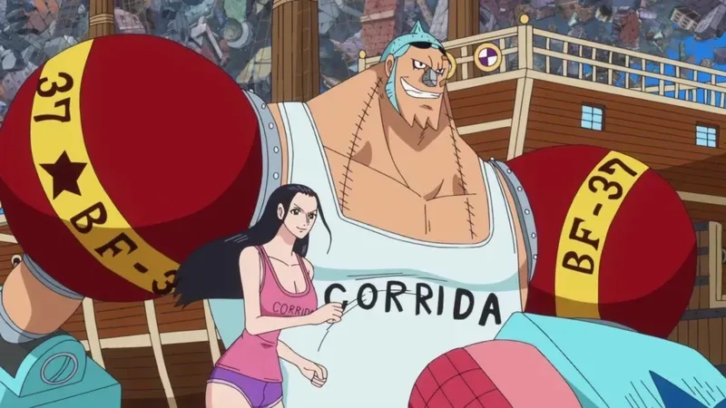Witness Franky Wano fight style in epic battles