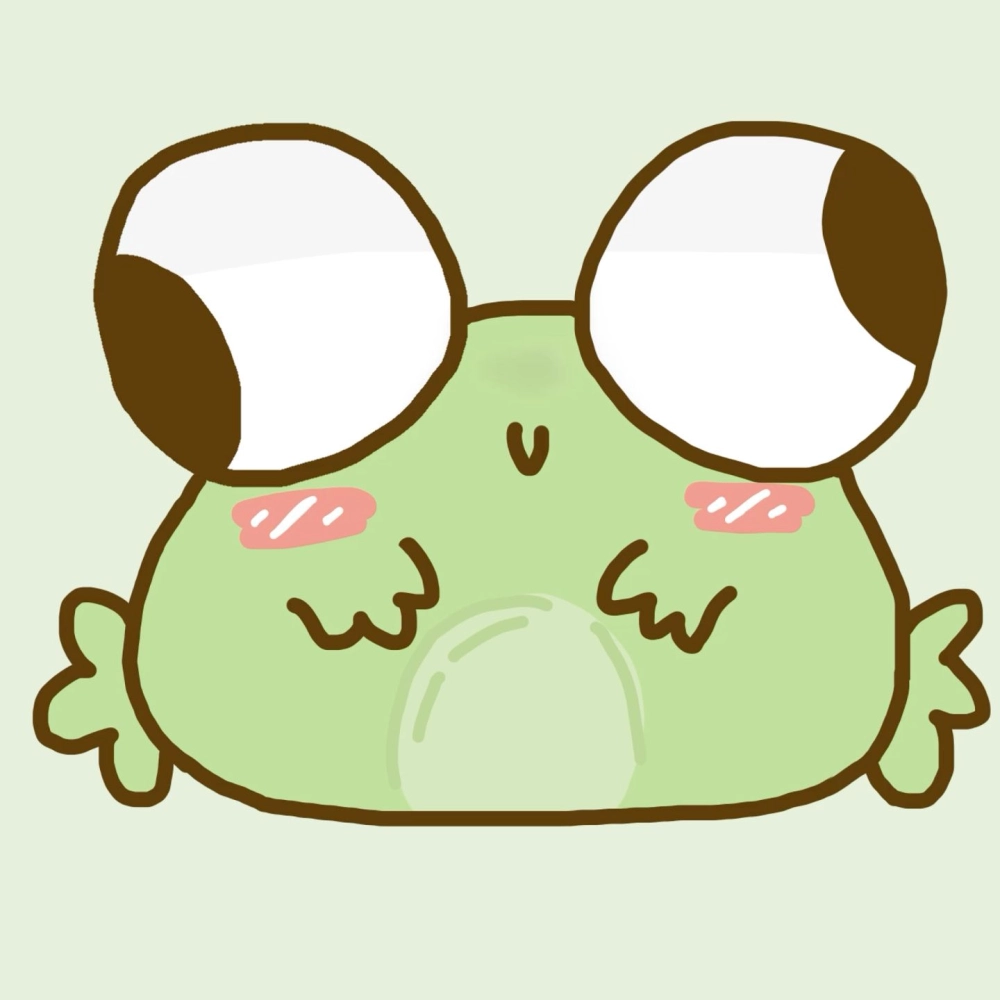 Chibi frog wallpaper bright and lively