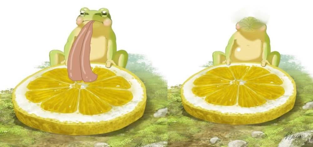 Chibi frog png perfect for design fun