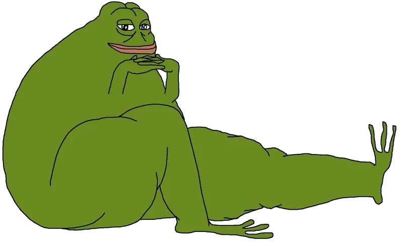 The popular frog in a car meme