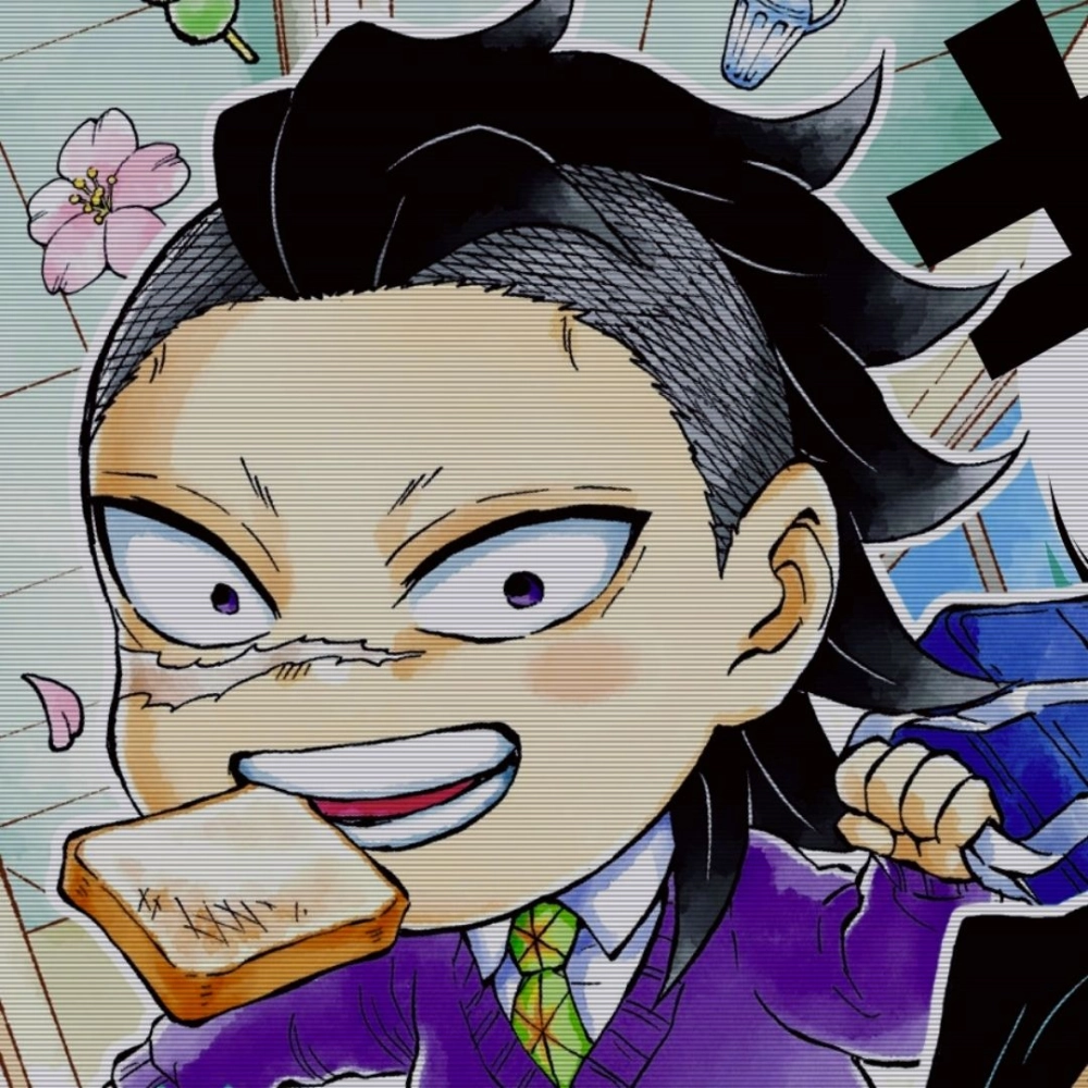 Fierce aura shines in Genya chibi style