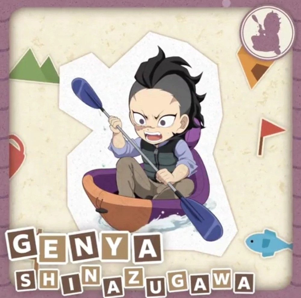 Lovely touch blooms in Genya chibi art style