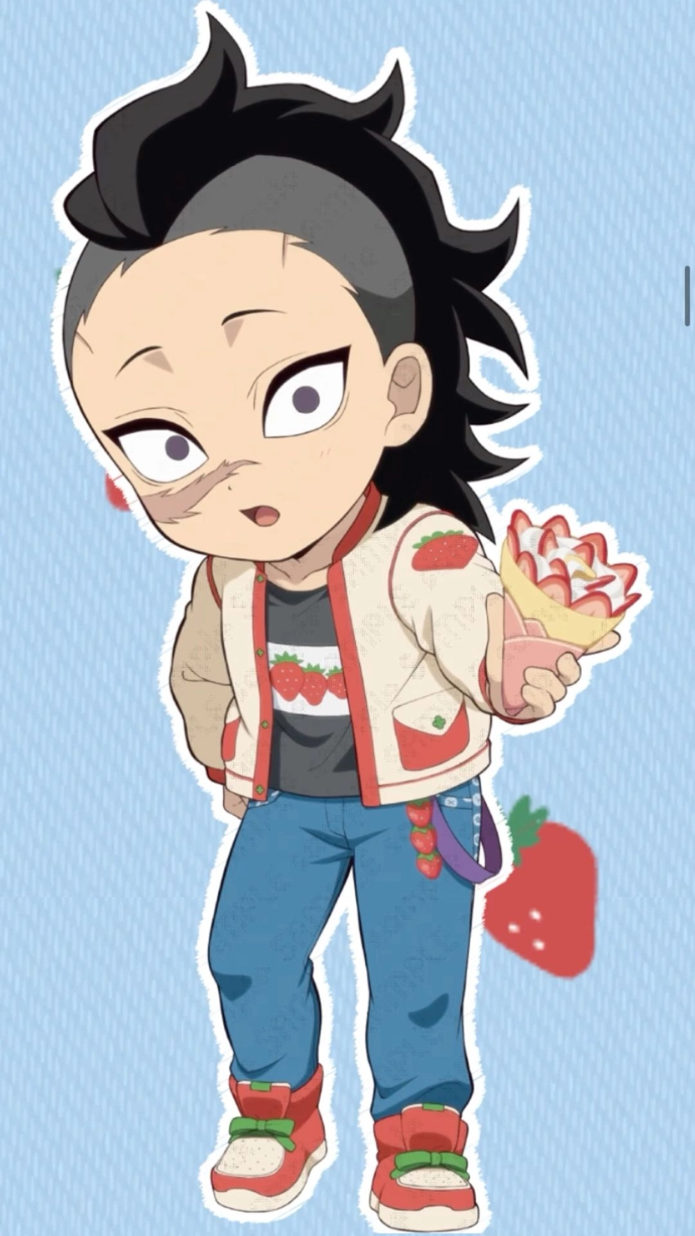 Vivid scene glows in Genya wallpaper design