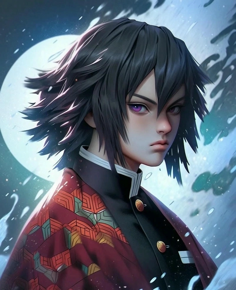 Iconic Giyu Tomioka haori design looks stunning