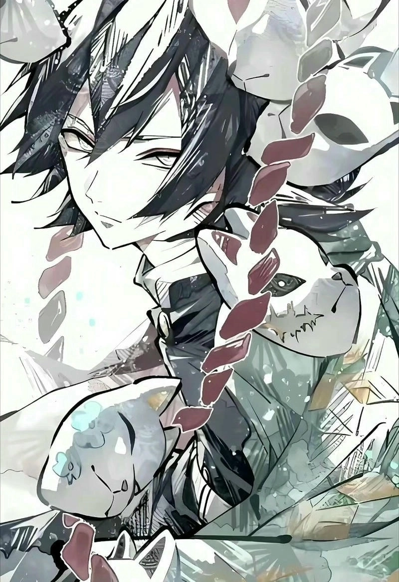 Epic fight in Giyu Tomioka vs Akaza scene