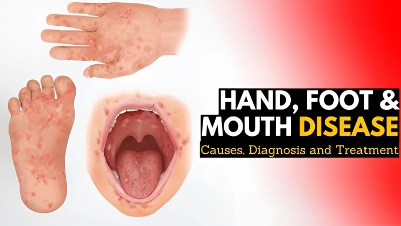 The different hand foot and mouth disease stages