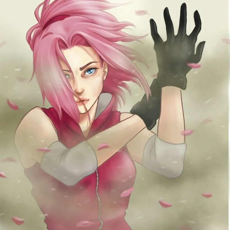 Sakura Haruno improves with strength training routines