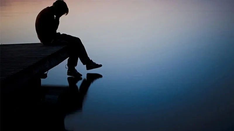 Discover the lonely vibe of depressed anime boy