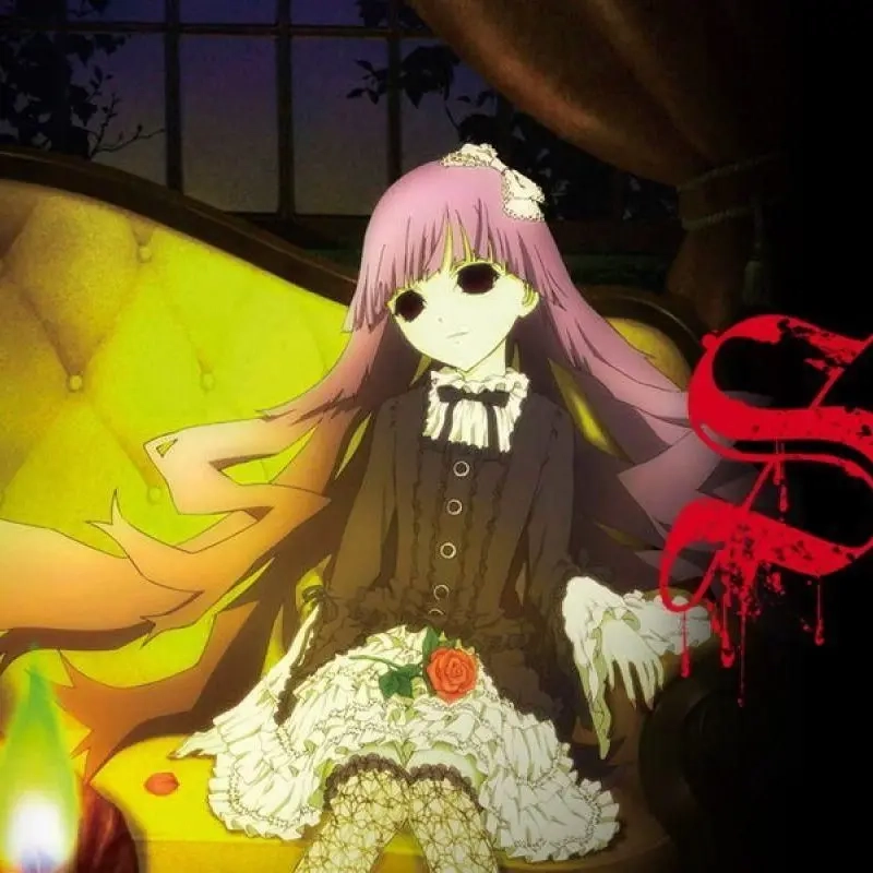 Anime horror aesthetic with creepy vibes