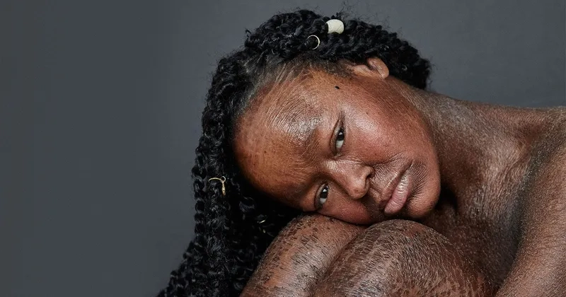 Clinical skin photo of epidermolytic ichthyosis