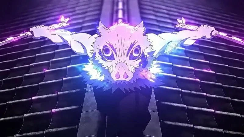 Wild Inosuke personality shines in every fight scene