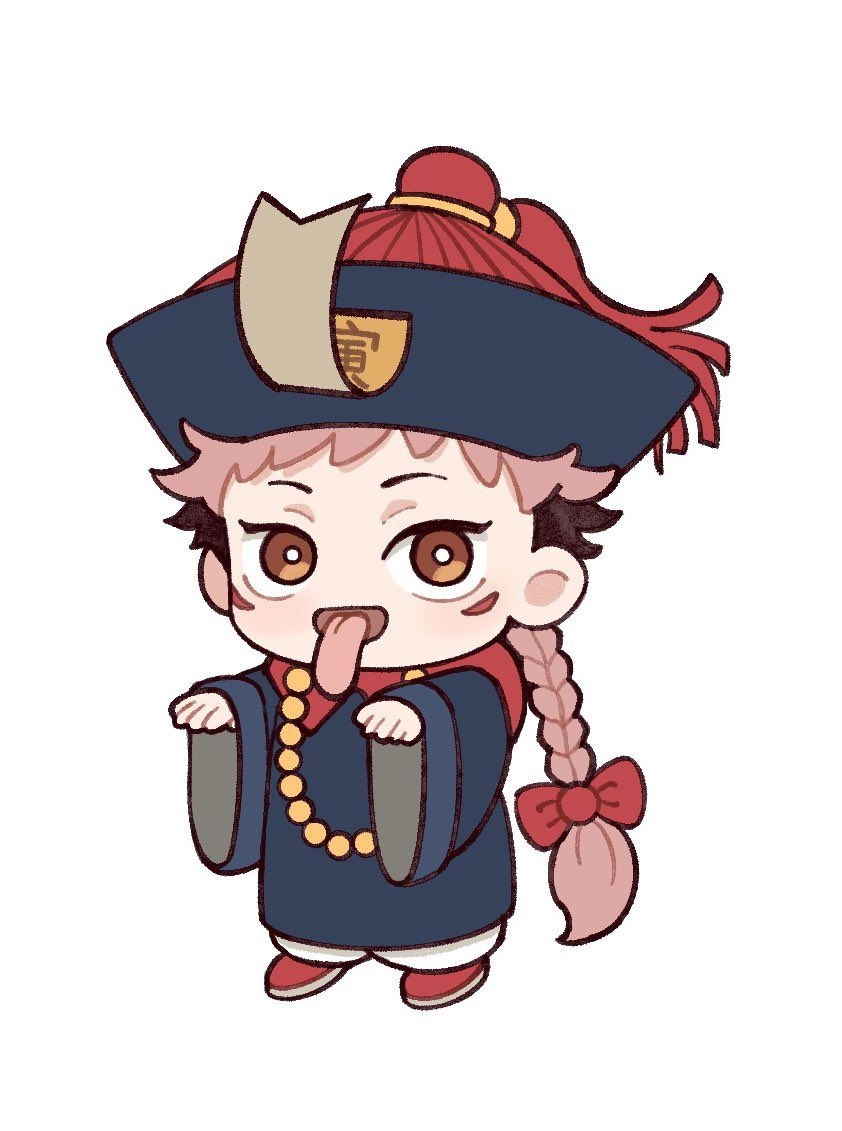 Itadori Yuji cute chibi melting smiles with ease