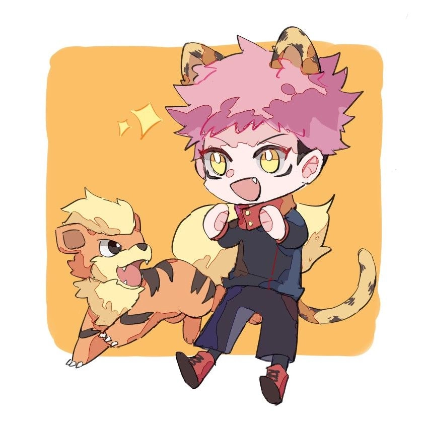 Itadori Yuji drawing beautiful lines telling soul