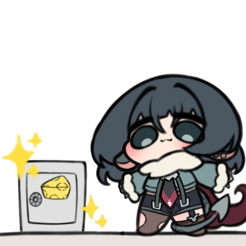 Jane Doe chibi design spreads joyful playful style