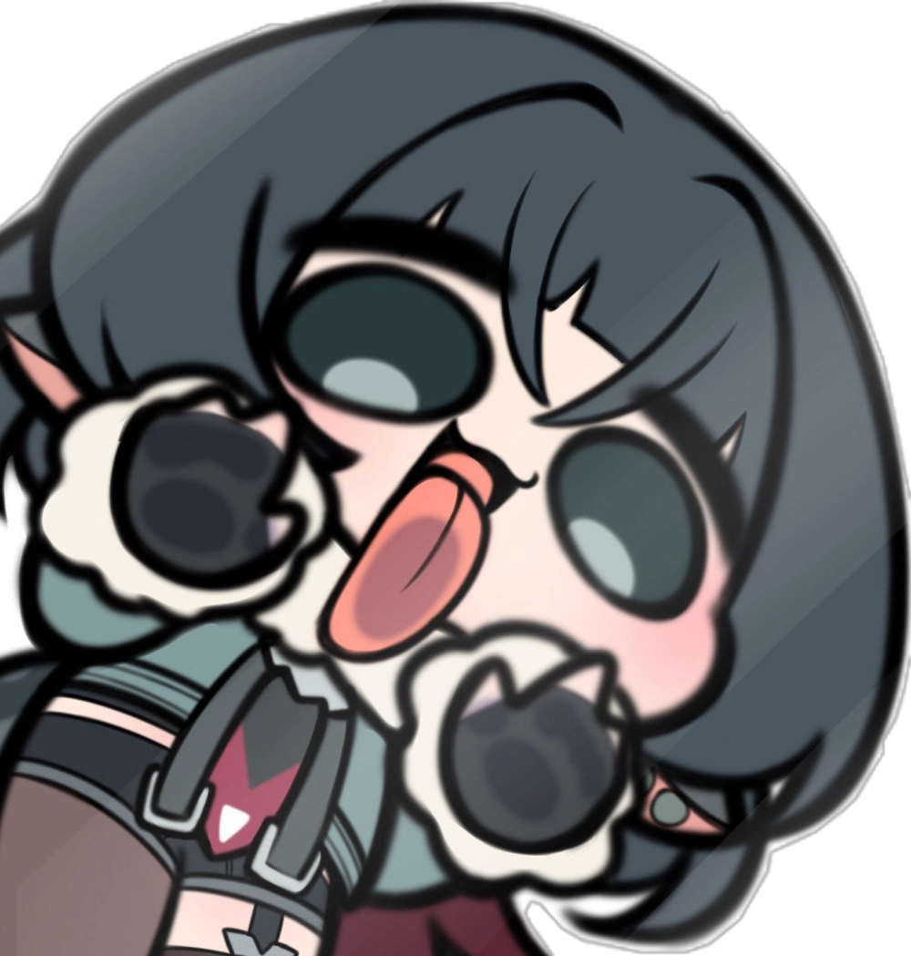 Jane Doe chibi shows tiny playful charm and fun