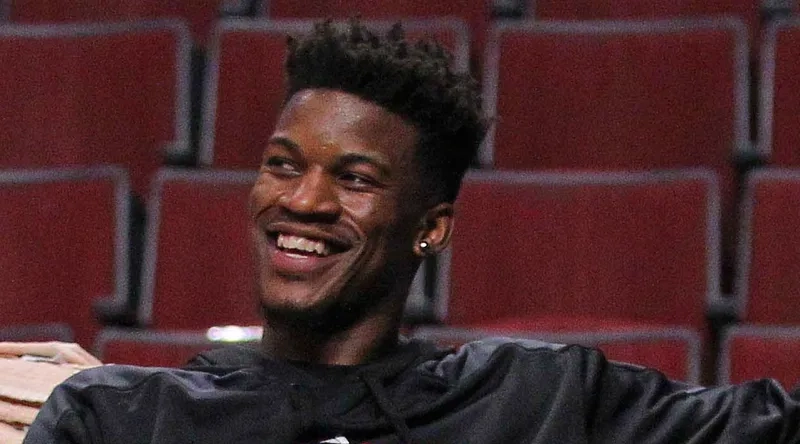 Jimmy Butler's emo hair is a meme legend