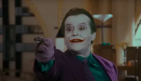 A screenshot from the joker stairs scene