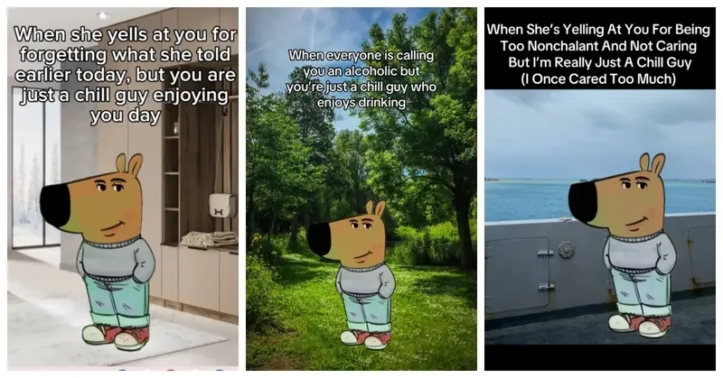 He's just a chill guy meme compilation