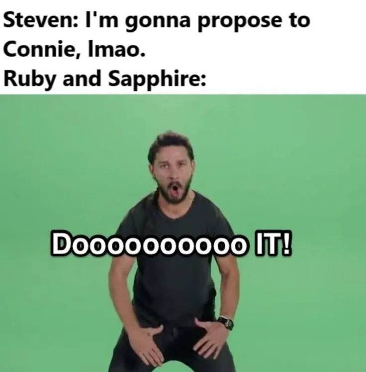 The versatile shia labeouf green screen meme