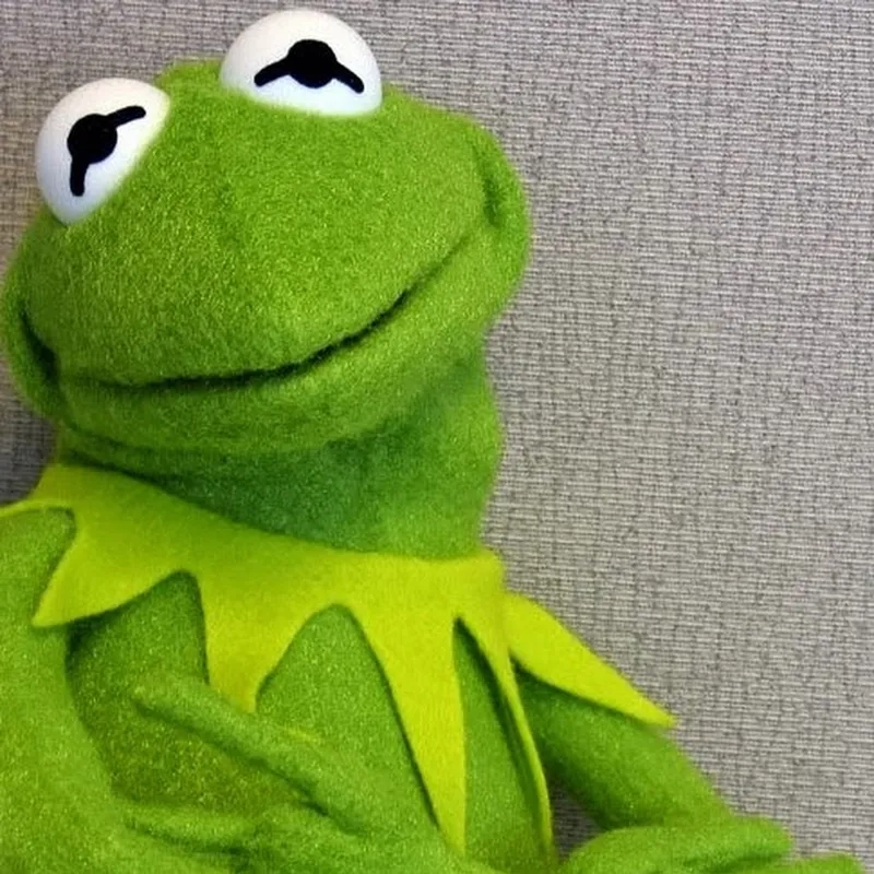 The heartbreaking sad kermit meme template