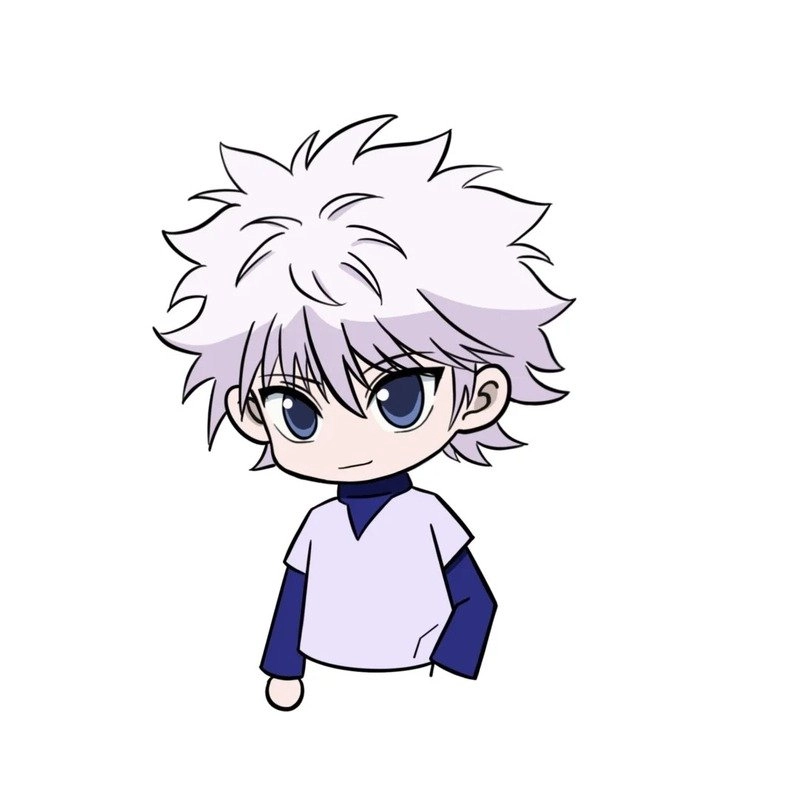 Killua chibi sketch raw strokes of gentle soul