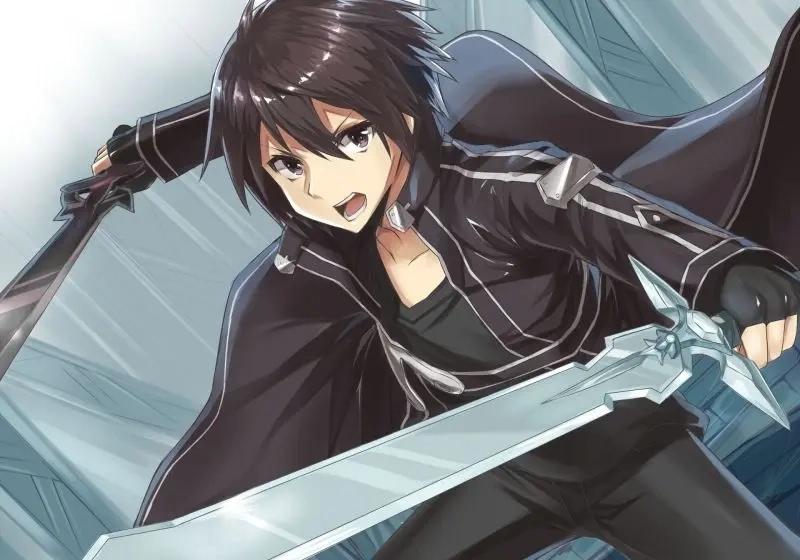 Explore Kirito anime images blended with Kirito SAO images