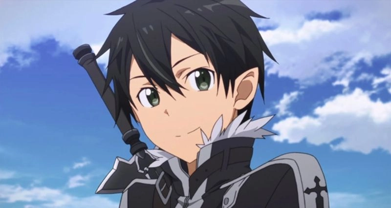 Brighten your day with Kirito anime images of Kirito smiling