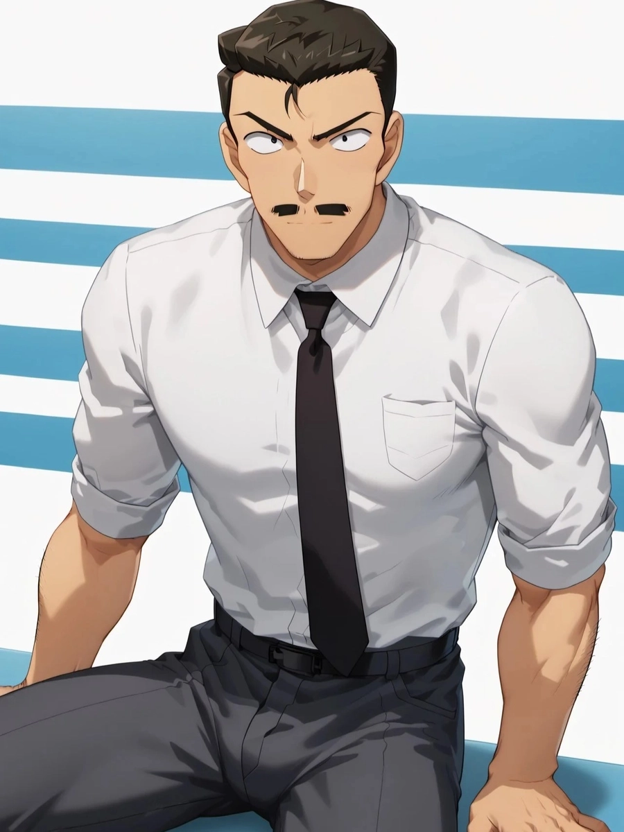 Kogoro Mori is a famous manga character with judo skills