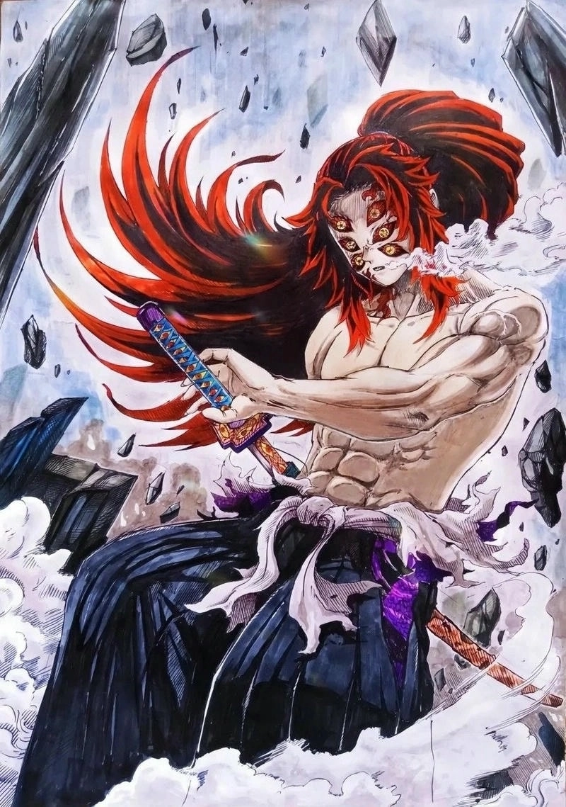 Check the showdown Kokushibo vs Muzan in art