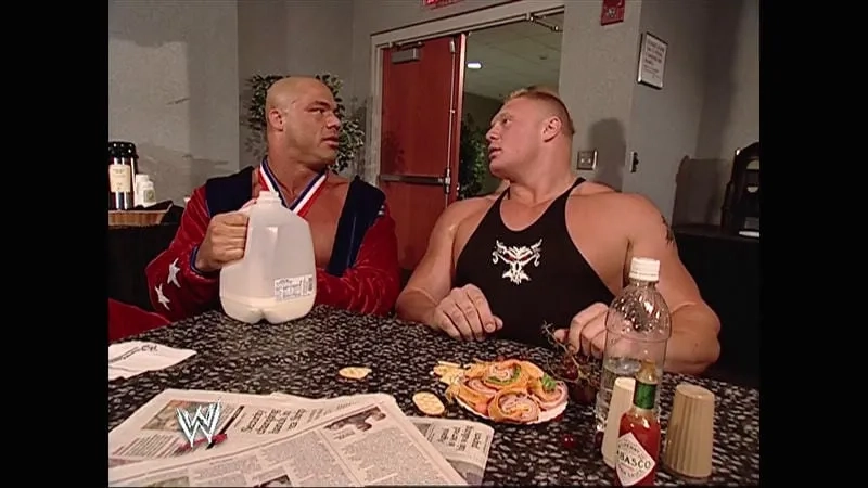 The infamous percocet kurt angle meme