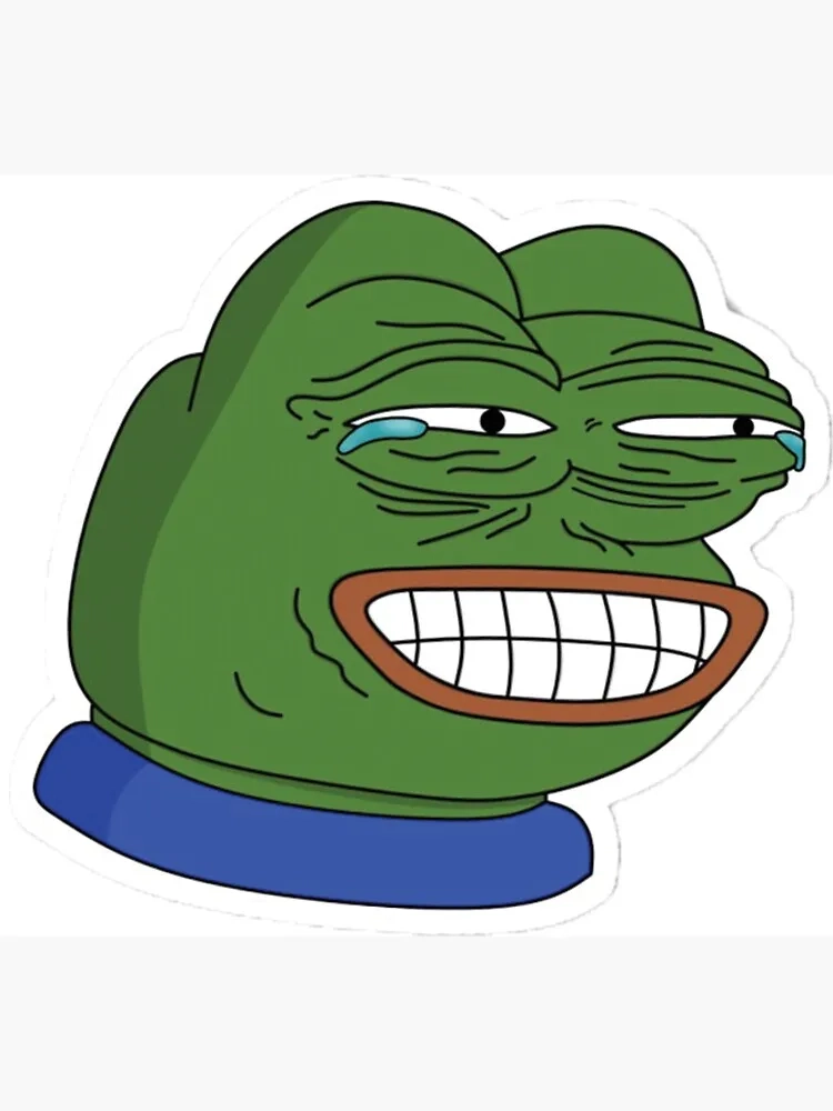 A template of the popular laughing wolf meme