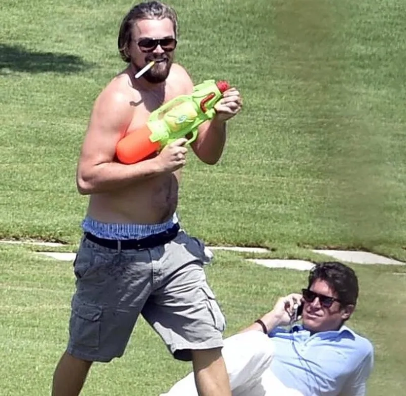 The high-energy wolf of wall street leo meme