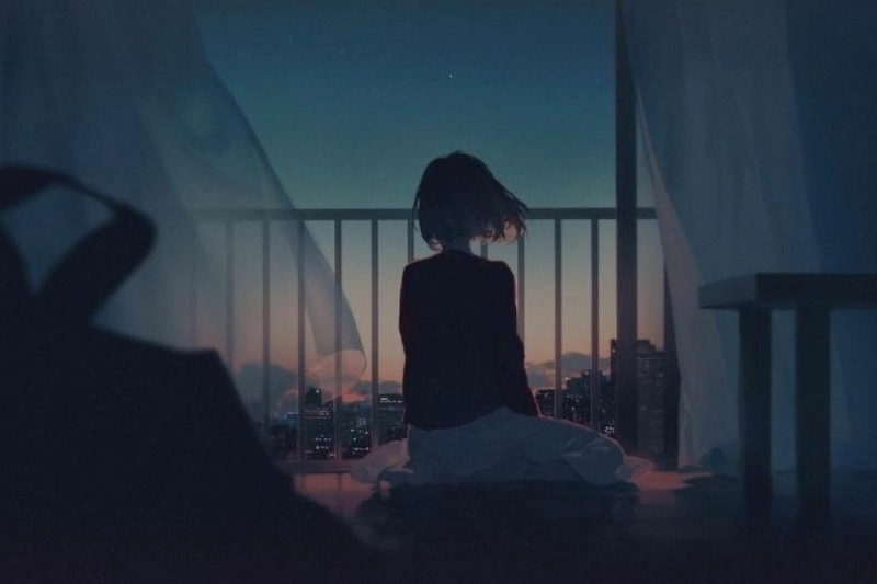 Feel the void with empty anime background art