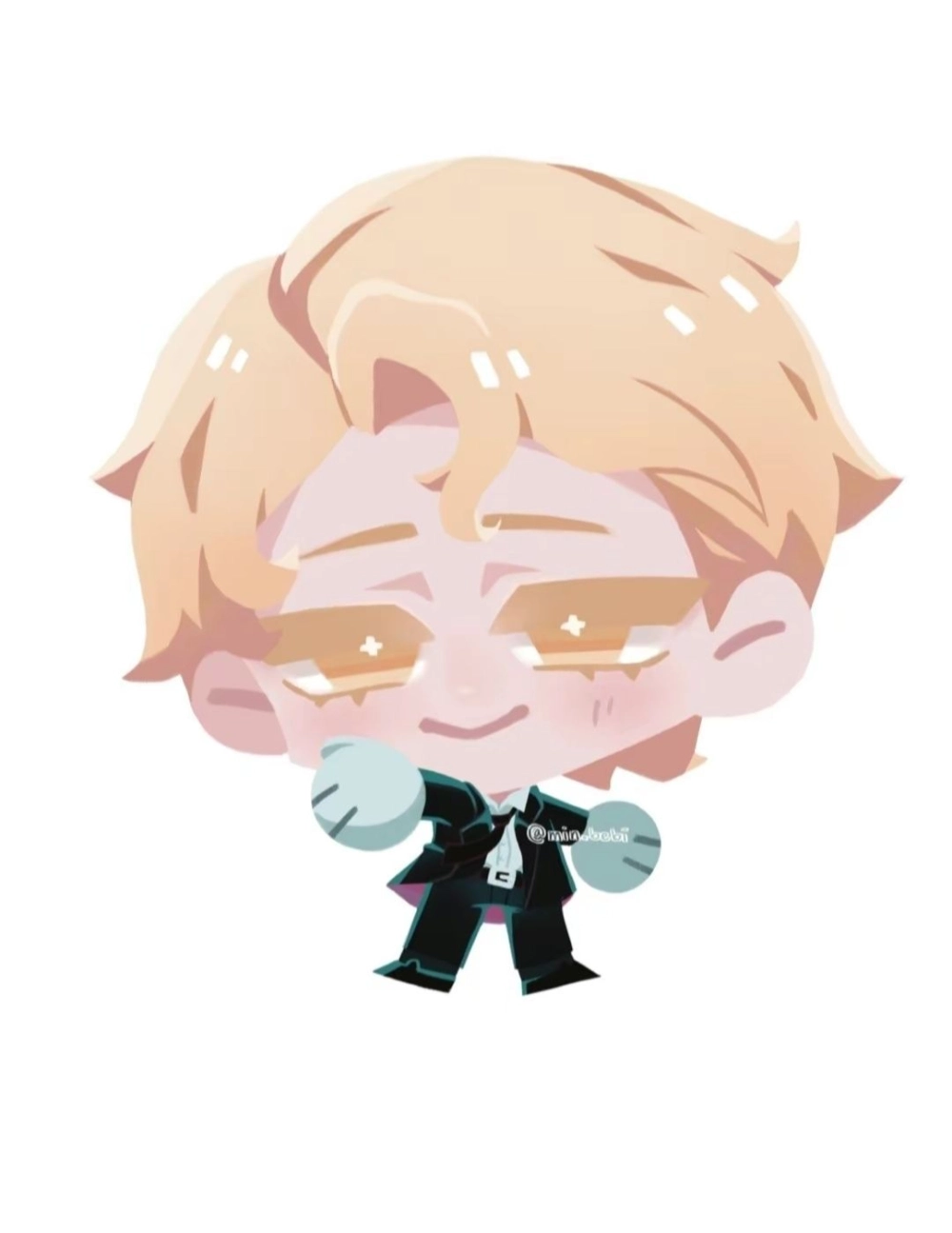 Luka chibi boy shows tiny heroic energy